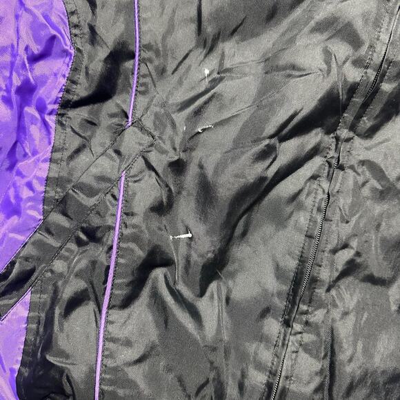 Vintage Minnesota Vikings NFL Jacket Mens Large Purple Yellow Football Coat - Picture 6 of 6